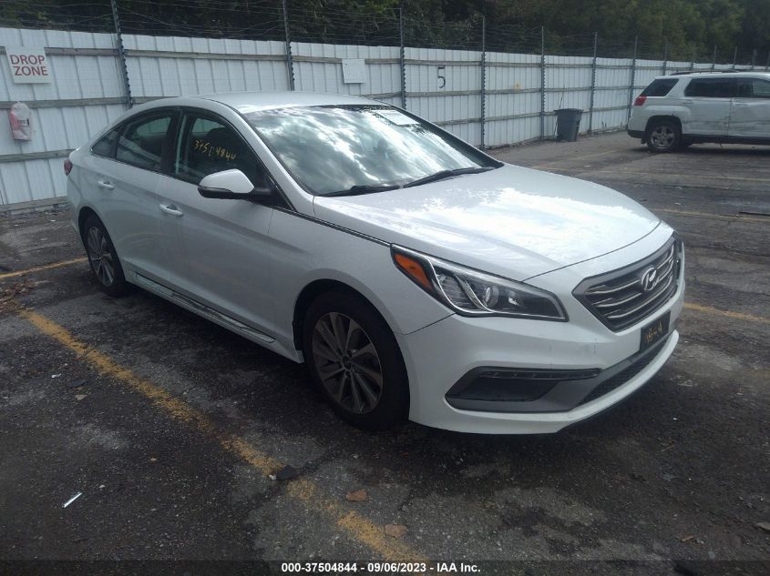 2016 HYUNDAI SONATA 2.4L SPORT - 5NPE34AFXGH430087