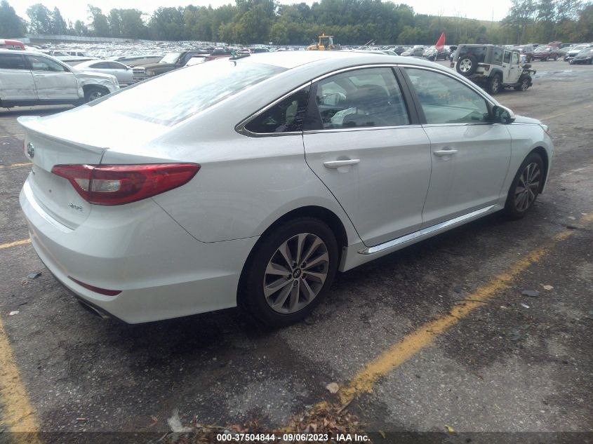 2016 HYUNDAI SONATA 2.4L SPORT - 5NPE34AFXGH430087