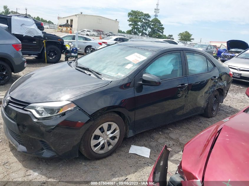 2014 TOYOTA COROLLA L/LE/S/S PLUS/LE PLUS - 2T1BURHE8EC025842