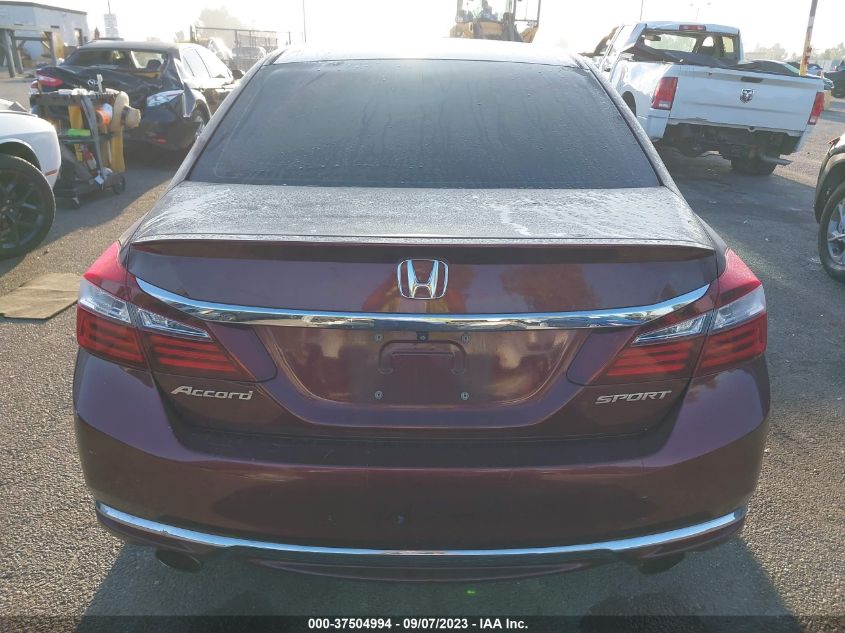 2017 HONDA ACCORD SPORT - 1HGCR2F51HA041617