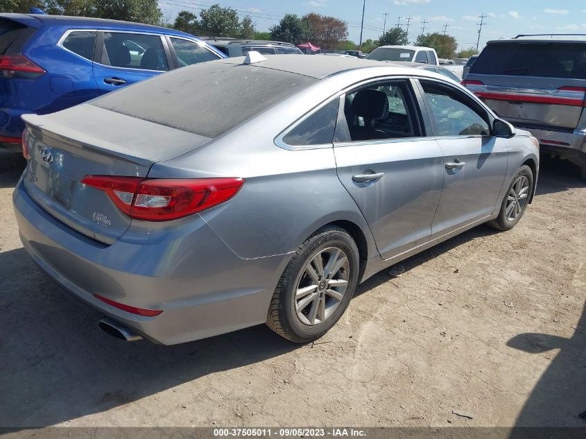 2015 HYUNDAI SONATA 2.4L SE - 5NPE24AF3FH129114