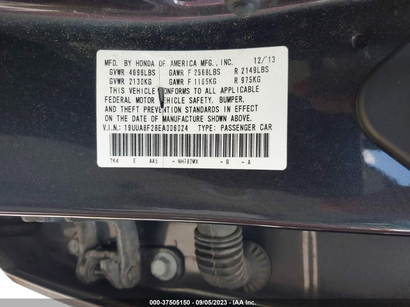 2014 ACURA TL - 19UUA8F28EA006024
