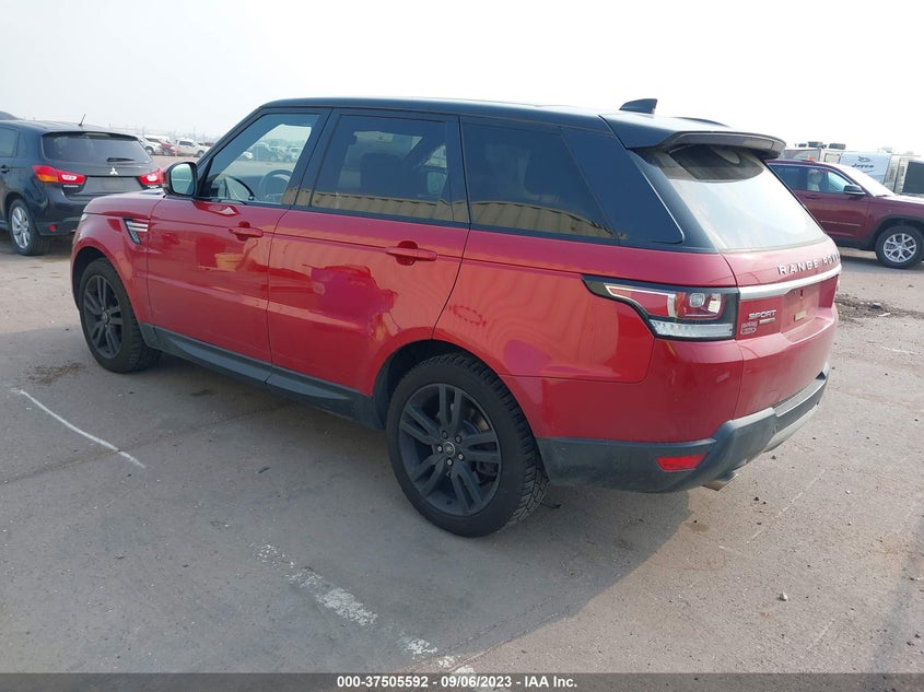 VIN SALWR2FV5HA684993 2017 LAND ROVER RANGE ROVER SPORT HSE