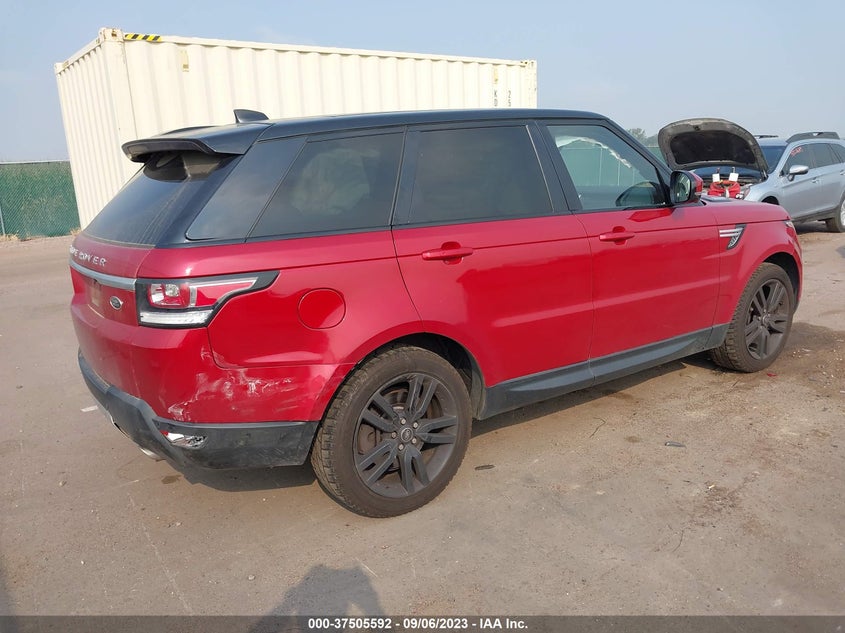 VIN SALWR2FV5HA684993 2017 LAND ROVER RANGE ROVER SPORT HSE