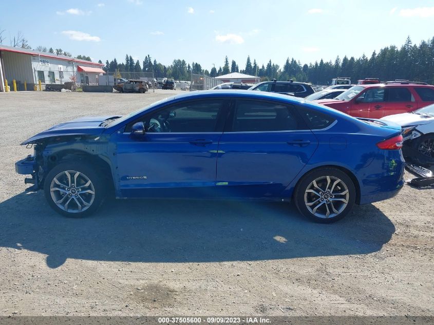 2017 FORD FUSION SE HYBRID - 3FA6P0LU2HR306784