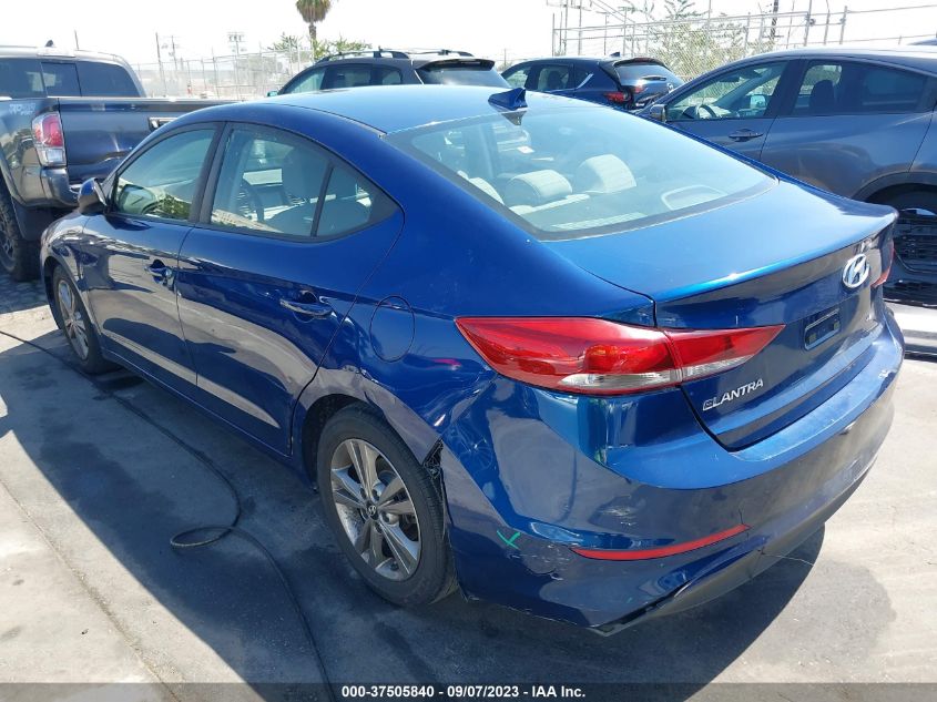 2018 HYUNDAI ELANTRA SEL - 5NPD84LF6JH402997