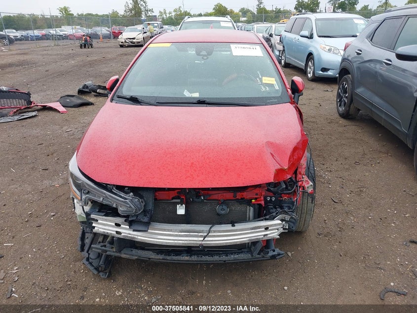 VIN JTND4MBE9M3140375 2021 TOYOTA COROLLA HATCHBACK SE