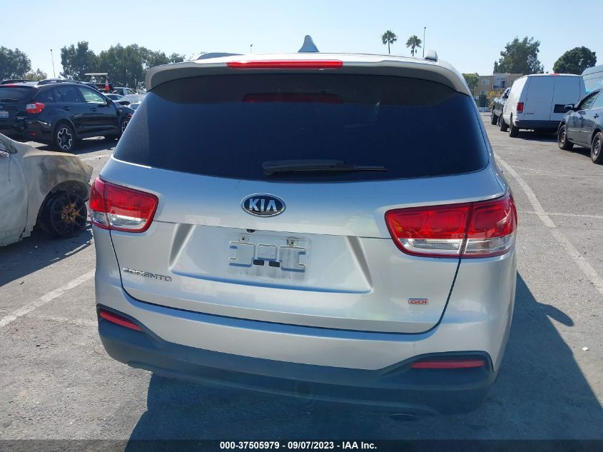 2016 KIA SORENTO LX - 5XYPG4A36GG029579