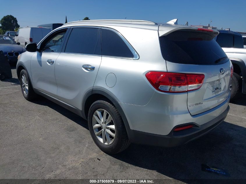 2016 KIA SORENTO LX - 5XYPG4A36GG029579