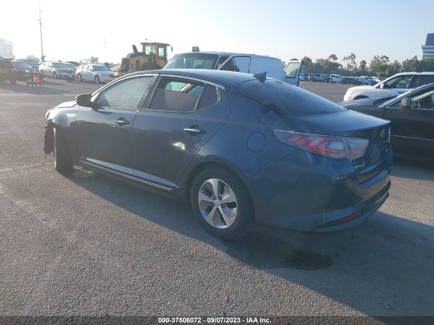 2015 KIA OPTIMA HYBRID - KNAGM4AD4F5083470