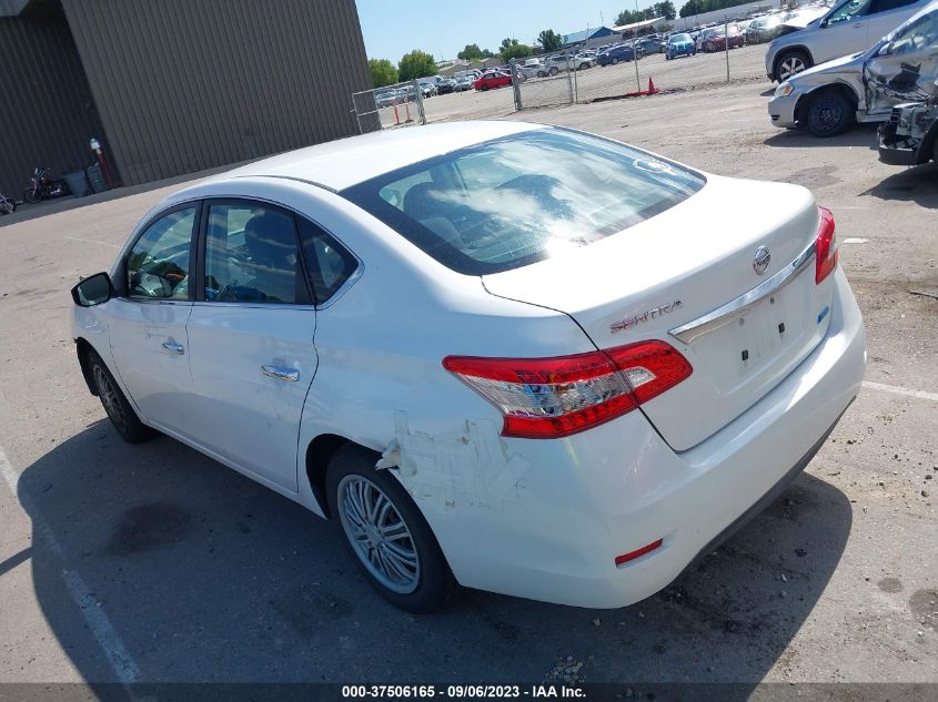 2013 NISSAN SENTRA S - 3N1AB7AP7DL759937