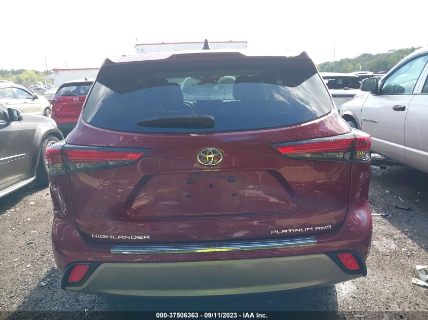 2020 TOYOTA HIGHLANDER PLATINUM - 5TDFZRBH3LS049413