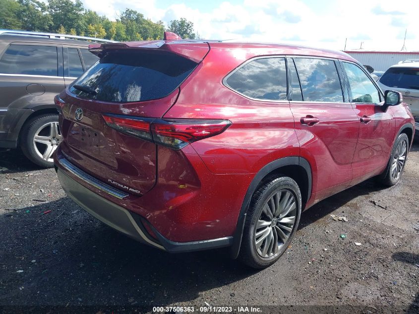 2020 TOYOTA HIGHLANDER PLATINUM - 5TDFZRBH3LS049413