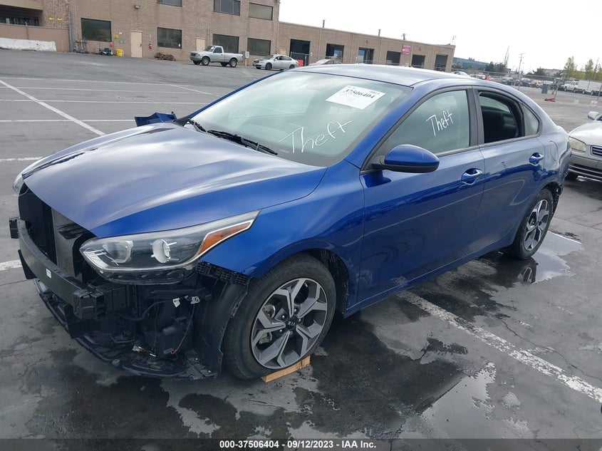 VIN 3KPF24AD2ME341538 2021 KIA FORTE LXS