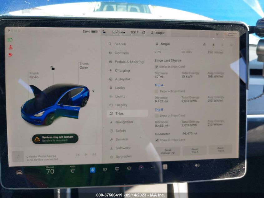 2019 TESLA MODEL 3 RANGE - 5YJ3E1EA6KF464307