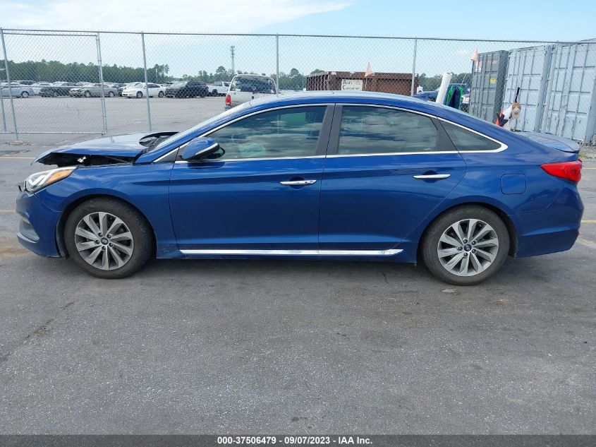 2016 HYUNDAI SONATA 2.4L SPORT - 5NPE34AF6GH432046