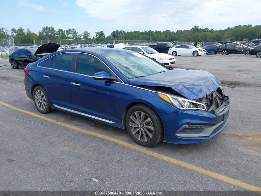 2016 HYUNDAI SONATA 2.4L SPORT - 5NPE34AF6GH432046