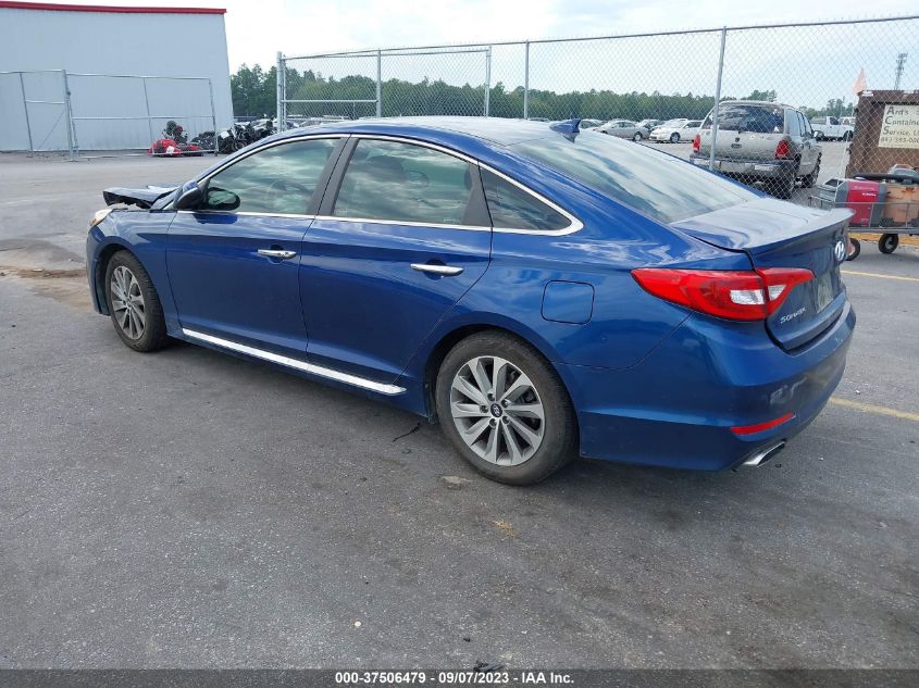 2016 HYUNDAI SONATA 2.4L SPORT - 5NPE34AF6GH432046