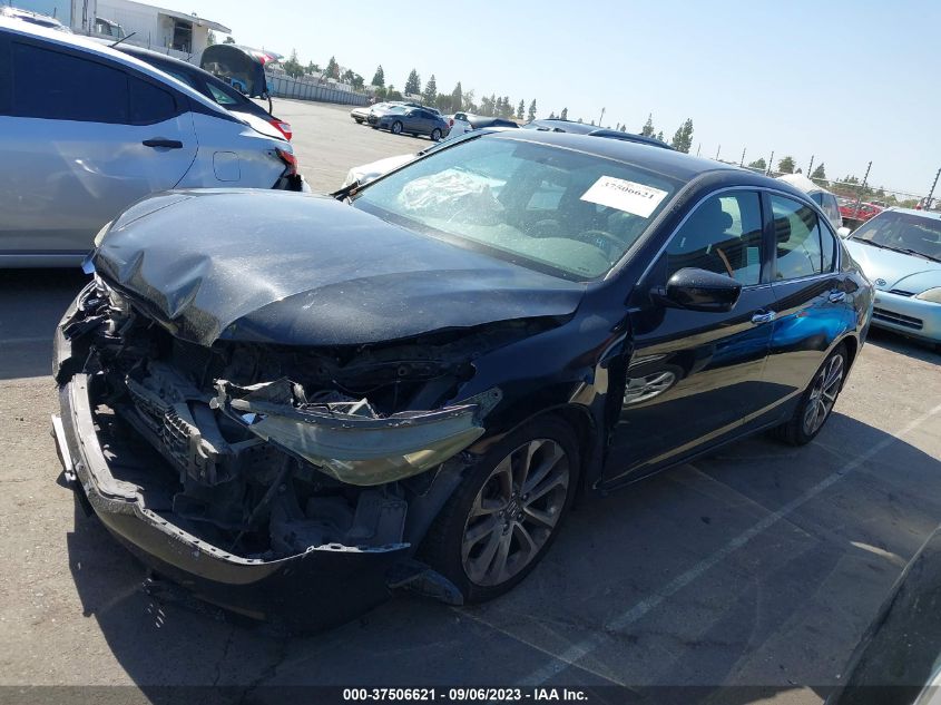 2015 HONDA ACCORD SEDAN SPORT - 1HGCR2F58FA102555