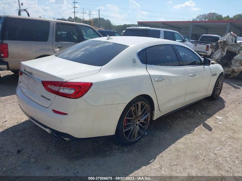 2014 MASERATI QUATTROPORTE S Q4 ZAM56RRA4E1089735