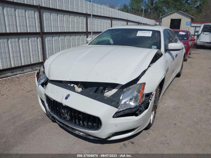 2014 MASERATI QUATTROPORTE S Q4 ZAM56RRA4E1089735