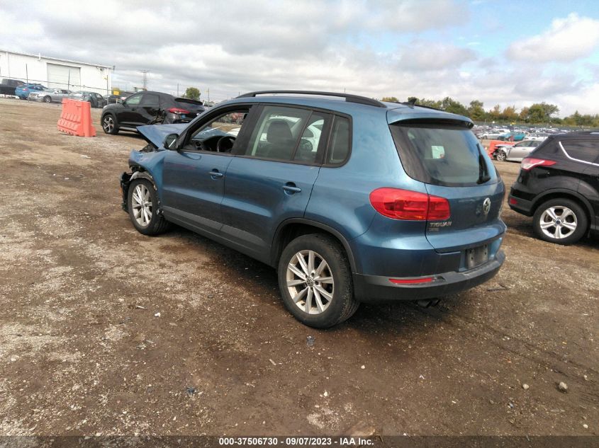 2017 VOLKSWAGEN TIGUAN - WVGBV7AX0HK043330