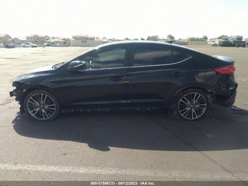 2017 HYUNDAI ELANTRA SPORT - KMHD04LBXHU328581