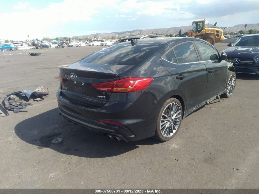2017 HYUNDAI ELANTRA SPORT - KMHD04LBXHU328581