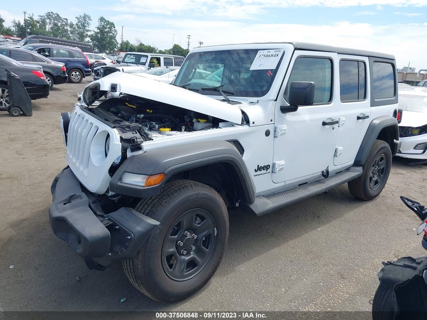 VIN 1C4HJXDN8PW680803 2023 JEEP WRANGLER SPORT