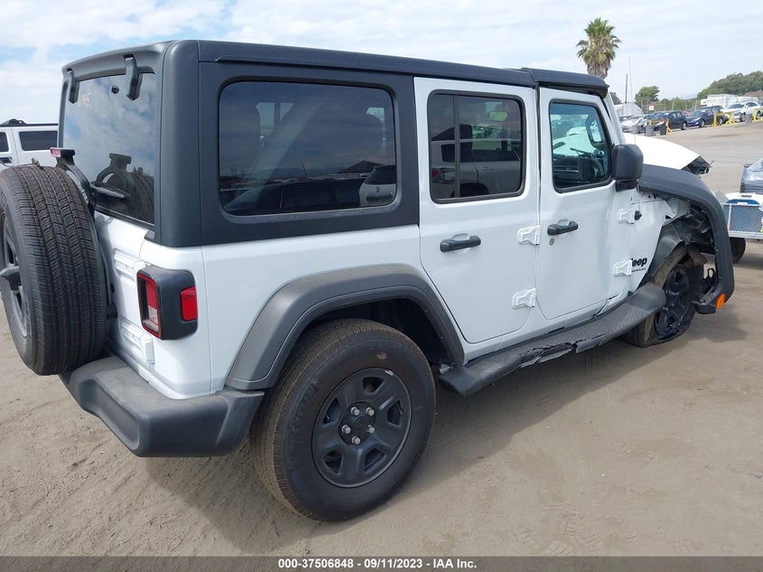 VIN 1C4HJXDN8PW680803 2023 JEEP WRANGLER SPORT