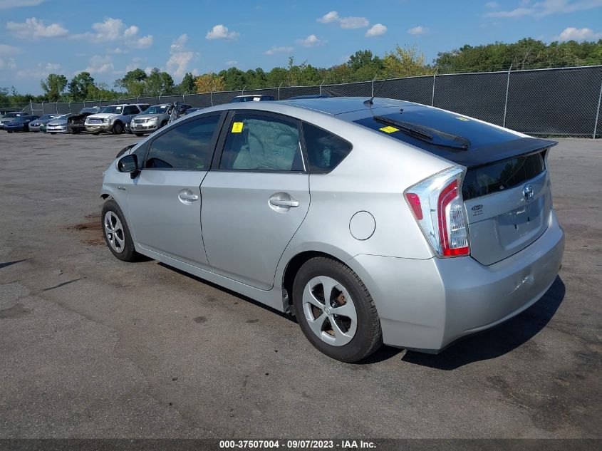 2013 TOYOTA PRIUS ONE/TWO/THREE/FOUR/FIVE - JTDKN3DU8D1675409