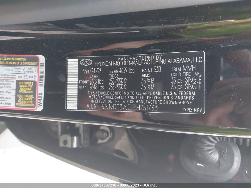 2023 HYUNDAI TUCSON SEL - 5NMJF3AE1PH251733