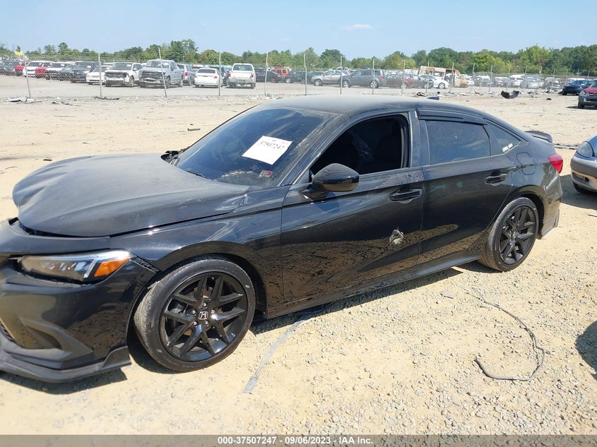 VIN 2HGFE2F51NH565811 2022 HONDA CIVIC SEDAN SPORT