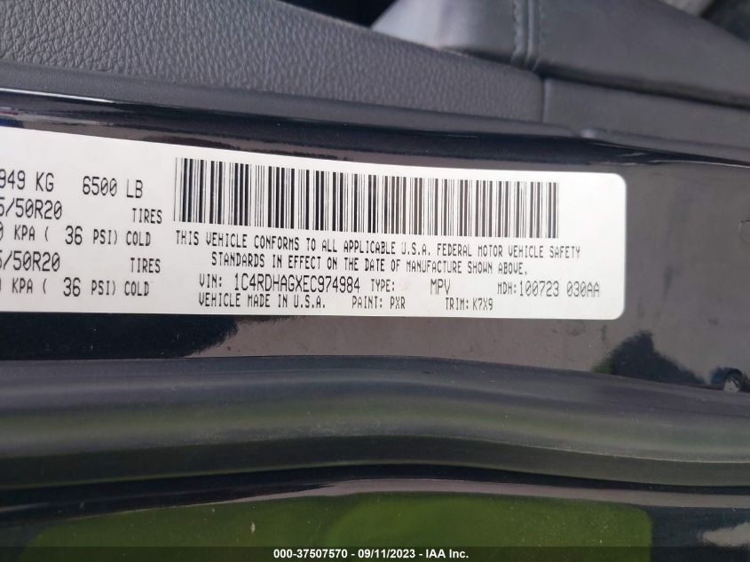 2014 DODGE DURANGO SXT - 1C4RDHAGXEC974984