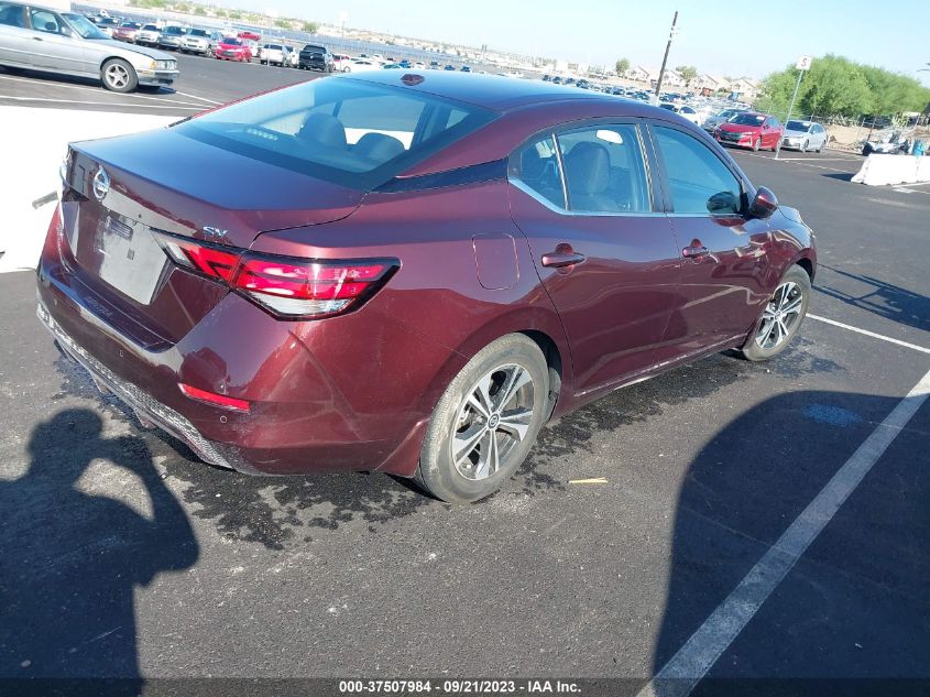 2022 NISSAN SENTRA SV - 3N1AB8CV2NY233964