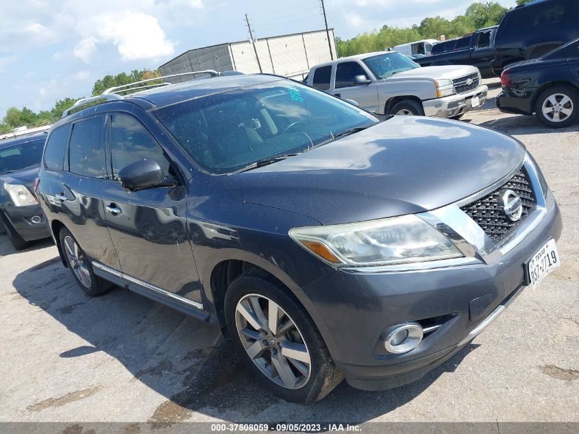 2013 NISSAN PATHFINDER PLATINUM - 5N1AR2MN6DC646784