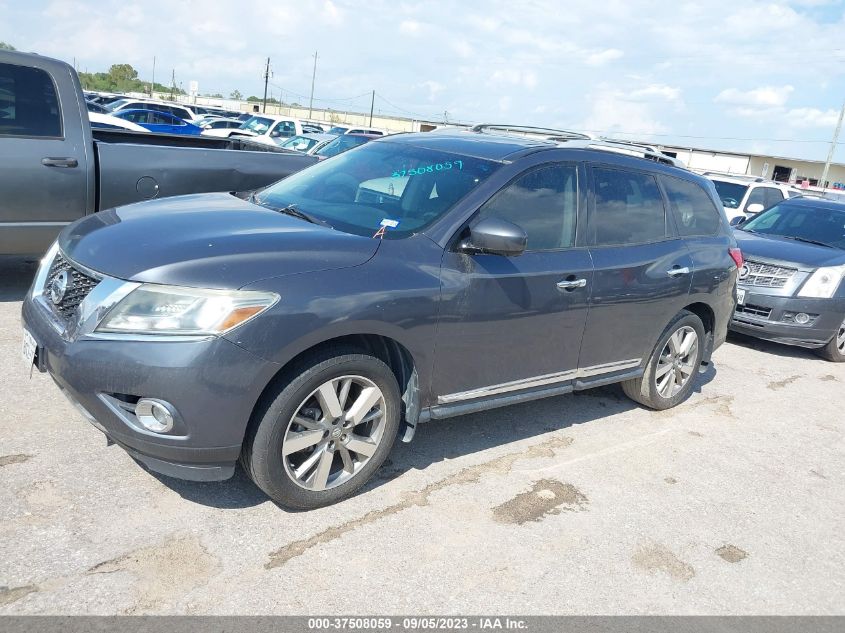 2013 NISSAN PATHFINDER PLATINUM - 5N1AR2MN6DC646784