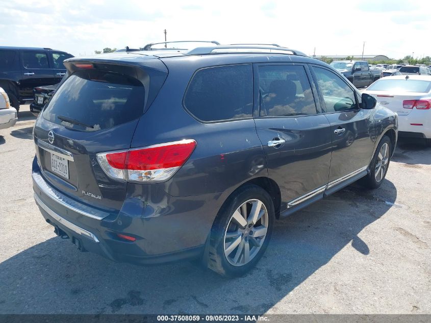 2013 NISSAN PATHFINDER PLATINUM - 5N1AR2MN6DC646784