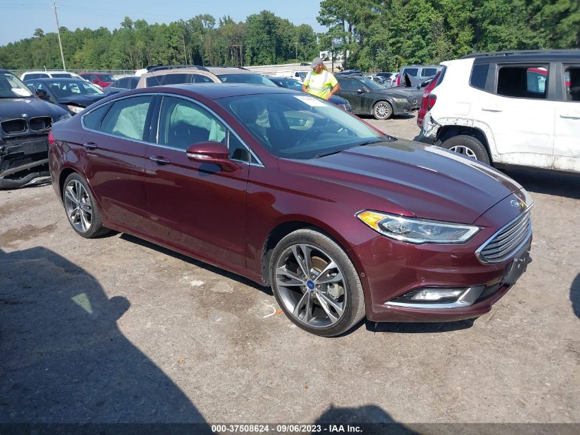 3FA6P0K94HR414594 FORD FUSION TITANIUM/PLATINUM 2017
