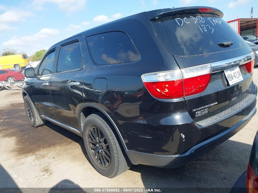 2013 DODGE DURANGO SXT - 1C4RDHAG8DC598123