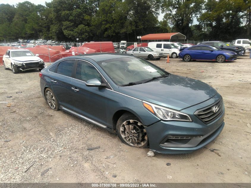 2015 HYUNDAI SONATA 2.4L SPORT - 5NPE34AF2FH049543