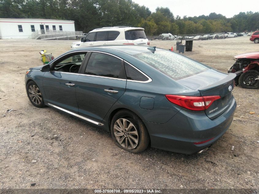 2015 HYUNDAI SONATA 2.4L SPORT - 5NPE34AF2FH049543