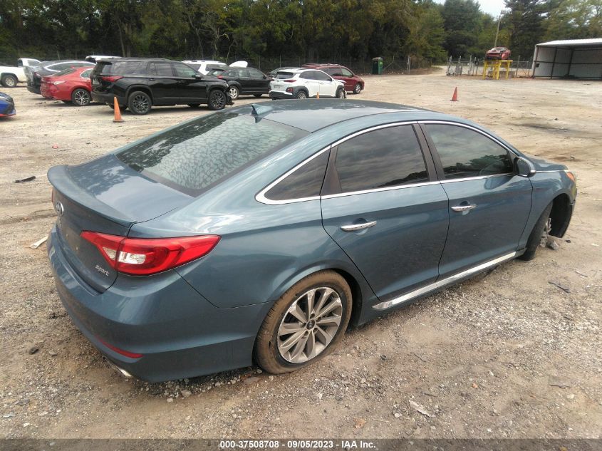 2015 HYUNDAI SONATA 2.4L SPORT - 5NPE34AF2FH049543
