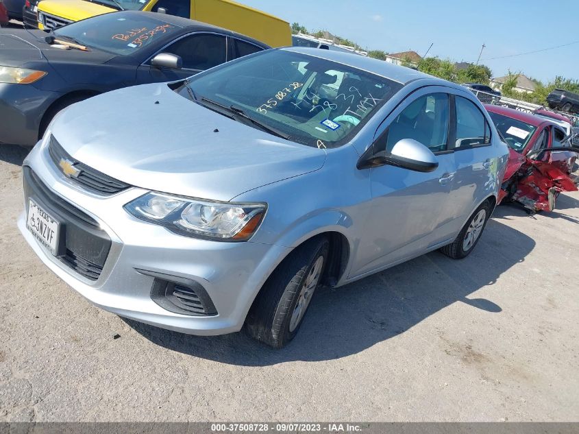 2017 CHEVROLET SONIC LS - 1G1JB5SH6H4107839