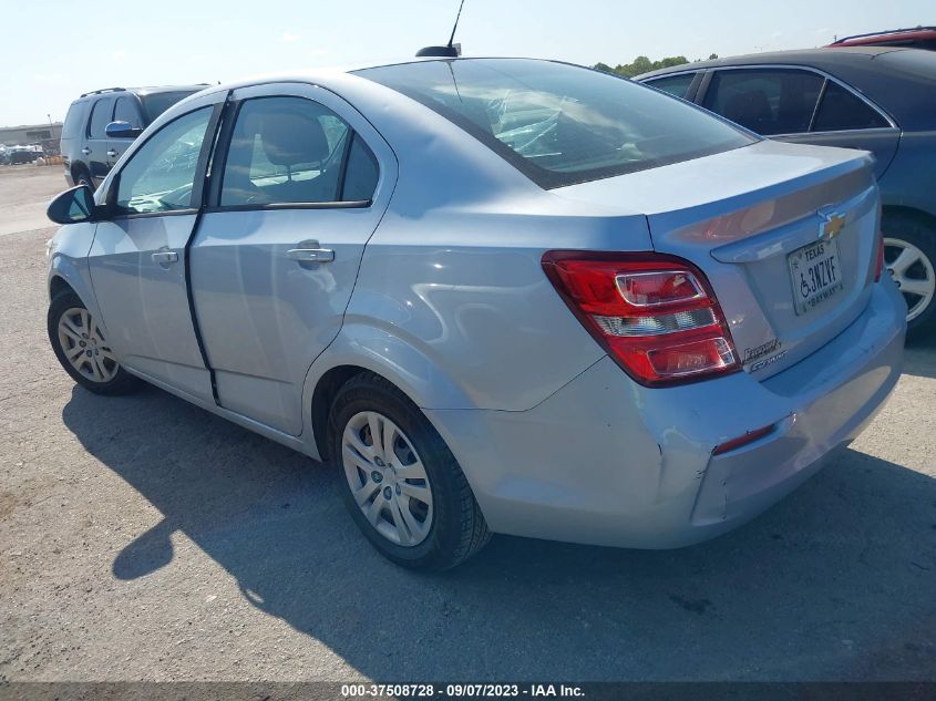 2017 CHEVROLET SONIC LS - 1G1JB5SH6H4107839