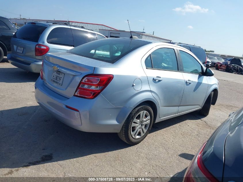 2017 CHEVROLET SONIC LS - 1G1JB5SH6H4107839