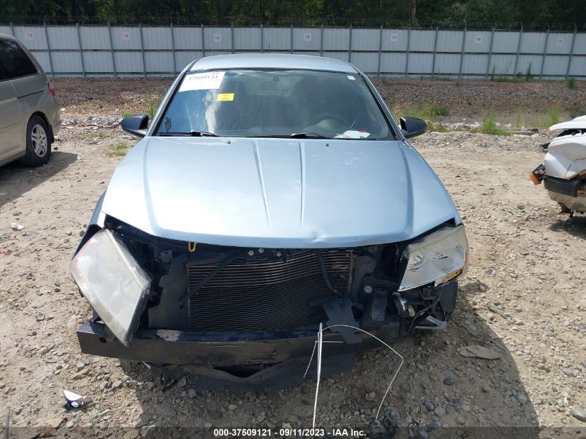 2013 DODGE AVENGER SE - 1C3CDZABXDN626321