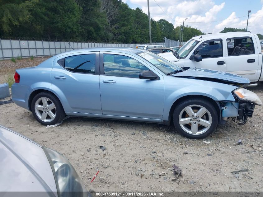 2013 DODGE AVENGER SE - 1C3CDZABXDN626321