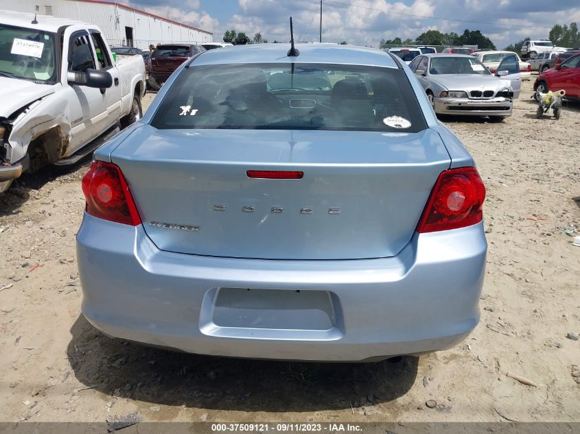 2013 DODGE AVENGER SE - 1C3CDZABXDN626321