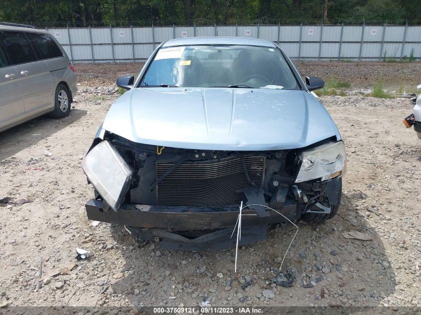 2013 DODGE AVENGER SE - 1C3CDZABXDN626321